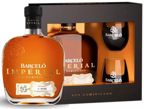 Barcelo Imperial Rum + 2 Pohár (0,7L 38%)