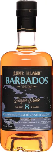 Cane Island Barbados 8 Years Single Estate Rum (0,7L 43%)