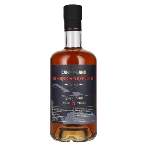 Cane Island Rum 5 years Dominican Republic Rum (0,7L 43%)