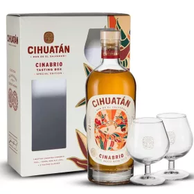 Cihuatán Cinabrio 12 éves Aged Rum + 2 Pohár (0,7L 40%)