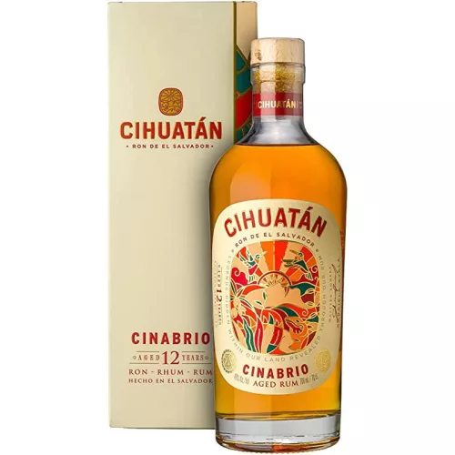 Cihuatán Cinabrio 12 Years Aged Rum PDD. (0,7L 40%)