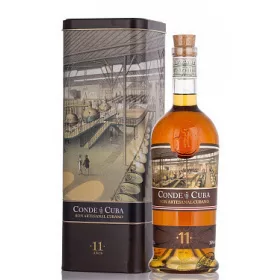 Conde de Cuba 11 éves Rum  (Fém Doboz) (0,7L 38%)
