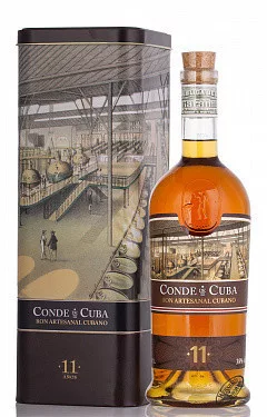 Conde de Cuba 11 éves Rum  (Fém Doboz) (0,7L 38%)