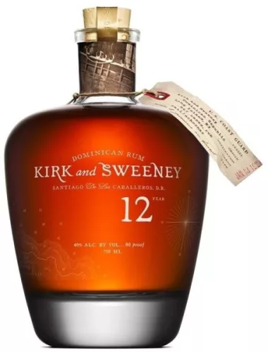 Kirk and Sweeney 12 éves Rum (0,7L 40%)