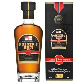 Pussers 15 éves Rum (40% 0,7L)