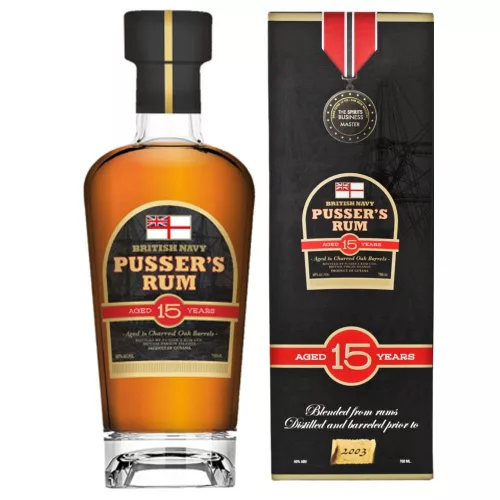 Pussers 15 éves Rum (40% 0,7L)