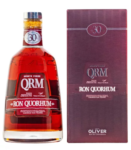 Quorhum 30 éves Oporto Finish Rum (PDD) (0,7L 40%)