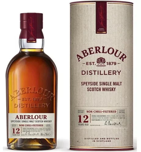 Aberlour 12 éves Double Cask Non-Chill filtered Whisky (48% 0,7L)