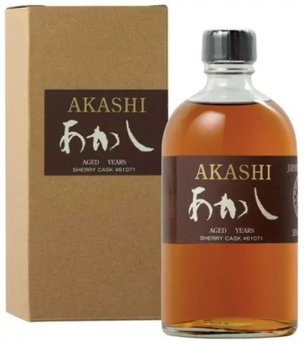 Akashi Single Malt Ex Sherry Cask 6 Years Whisky (0,7L 62%)