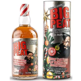 Big Peat Whisky Christmas Edition 2023. Sherry Cask Finish Islay Blended Malt Scotch (54.8% 0,7L)