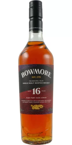 Bowmore 16 éves Ruby Port Cask Finish Whisky DD (43% 0,7L)
