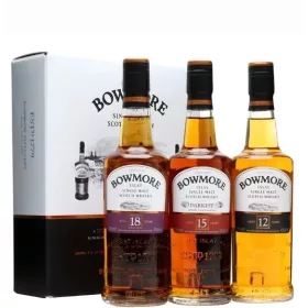   Bowmore Collection -12, 15, 18 éves - Islay Single Malt Scotch Whisky (43% 3*0,2L)