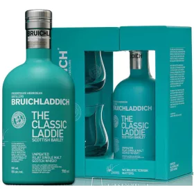 Bruichladdich Laddie Classic Whisky + 2 db Pohár (50% 0,5L)