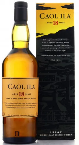 Caol Ila 18 éves Whisky (43% 0,7L)