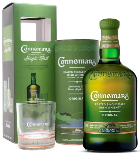 Connemara Irish Peated Whiskey DD + Pohár (40% 0,7L)