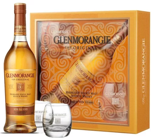 Glenmorangie 10 éves Whisky DD + Pohár (40% 0,7L)