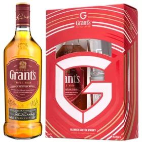 Grants Triple Wood Whisky (DD+Pohár) (40% 0,7L)