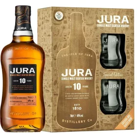 Jura 10 éves Whisky DD + Pohár (40% 0,7L)