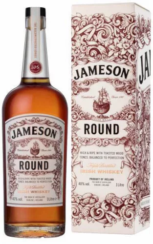 Jameson Round Whisky (40% 1L)
