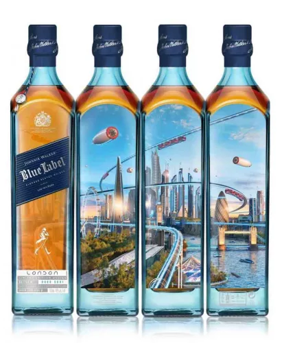 Johnnie Walker Blue Label Whisky (London Edition) (40% 0,7L)