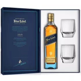 Johnnie Walker Blue Label Whisky + 2 Pohár (40% 0,7L)