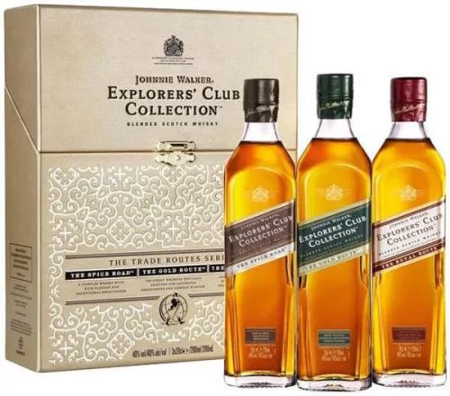 Johnnie Walker Explorer's Club Collection Pack Whisky (40% 3*0,2L)