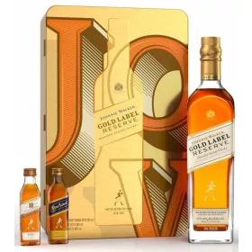 Johnnie Walker Gold Discovery Pack Whisky (0,7L + 0,05L 40%)