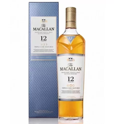 Macallan 12 éves Triple Cask Whisky (0.7L 40%)