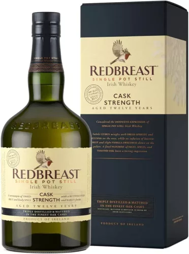 Redbreast 12 éves Cask Strength Whiskey  (0,7L 58,1%)