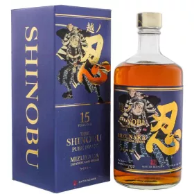   Shinobu 15 éves Pure Malt Whisky Mizunara Oak Finish (43% 0,7L)