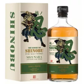   Shinobu Lightly Peated Pure Malt Mizunara Oak Finish Whisky (43% 0,7L)