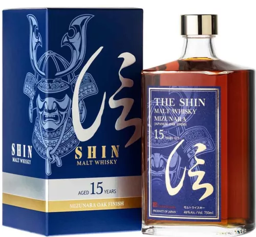 The Shin 15 éves Mizunara Oak Finish Malt (48% 0,7L)