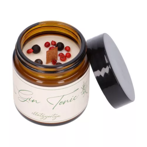 Gin Tonik illatú szójaviasz illatgyertya