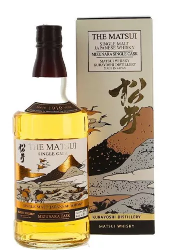 The Matsui Whisky Mizunara Single Cask Japanese Single Malt (0.7L 48%)