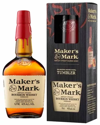 Makers Mark Whisky (DD+ 1 POHÁR) (45% 0,7L)