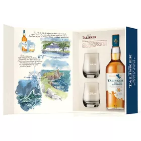 Talisker 10 éves Whisky + 2 Pohár (45,8% 0,7L)