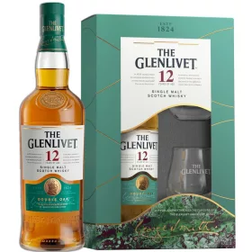 The Glenlivet 12 éves Whisky + 2 Pohár (40% 0,7L)