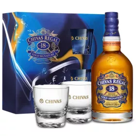 Chivas Regal 18 éves Whisky DD + 2 Pohár (40% 0,7L)