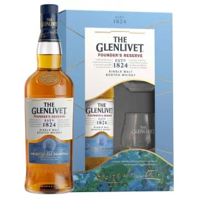   The Glenlivet Founder's Reserve Whisky (DD+2 Pohár) (40% 0,7L)
