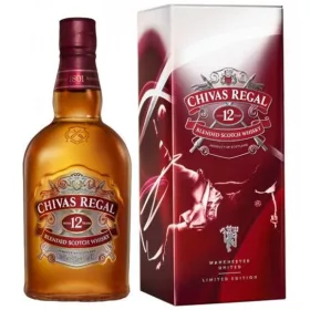   Chivas Regal 12 éves Manchester United Whisky Fém DD (40% 0,7L)