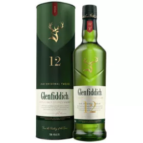 Glenfiddich 12 éves Whisky (40% 0,7L)