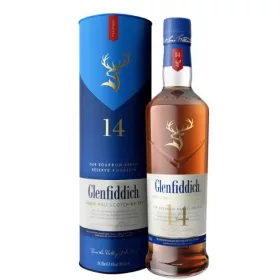   Glenfiddich 14 éves Bourbon Barrel Reserve Whisky (0,7L 43%)