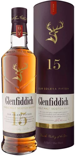 Glenfiddich 15 éves Whisky (40% 0,7L)