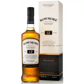 Bowmore 12 éves Whisky (40% 0,7L)