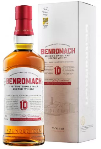 Benromach 10 éves Whisky (43% 0,7L)