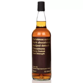   Christmas Cake, Dark Chocolate, Medjool Dates, Cinnamon Cask Strength 12 éves Whisky (0,7L 57,8%) 