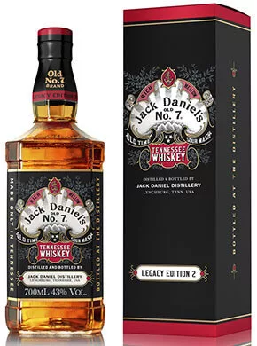 Jack Daniels Old No.7 Legacy Edition 2 Whisky (43% 0.7L)