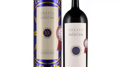 Grappa Sassicaia (40%,0,5L) DD.
