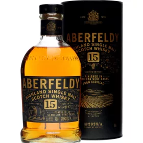 Aberfeldy 15 éves Cadillac Finish Whisky (43% 0,7L)