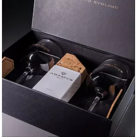 Adamus Organic Dry Gin + 2 pohár + 2 alátét (44,4% 0,7L)